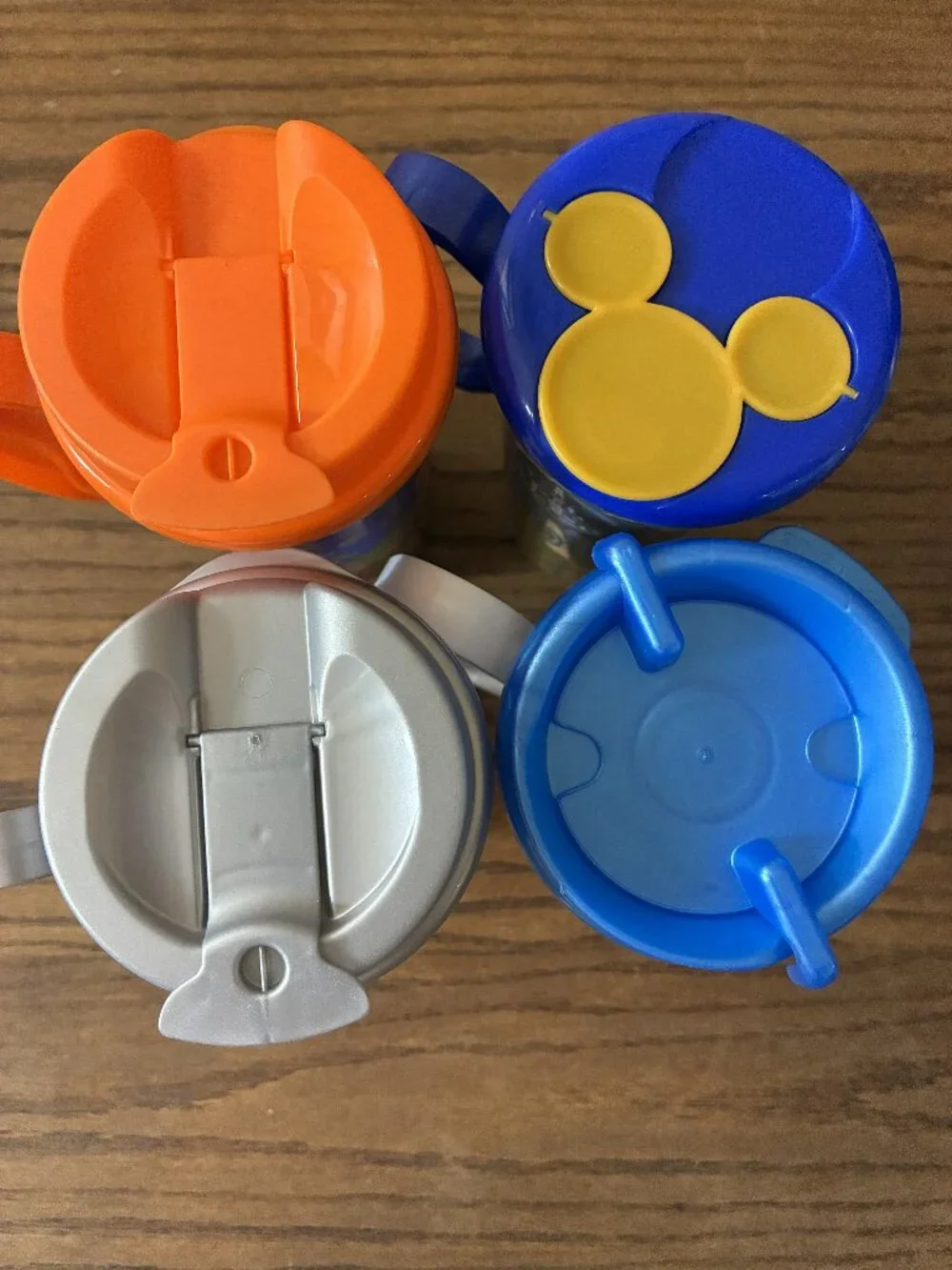 Walt Disney World Resort Reusable Refillable 16oz Mug; Lot of 4; Assorted